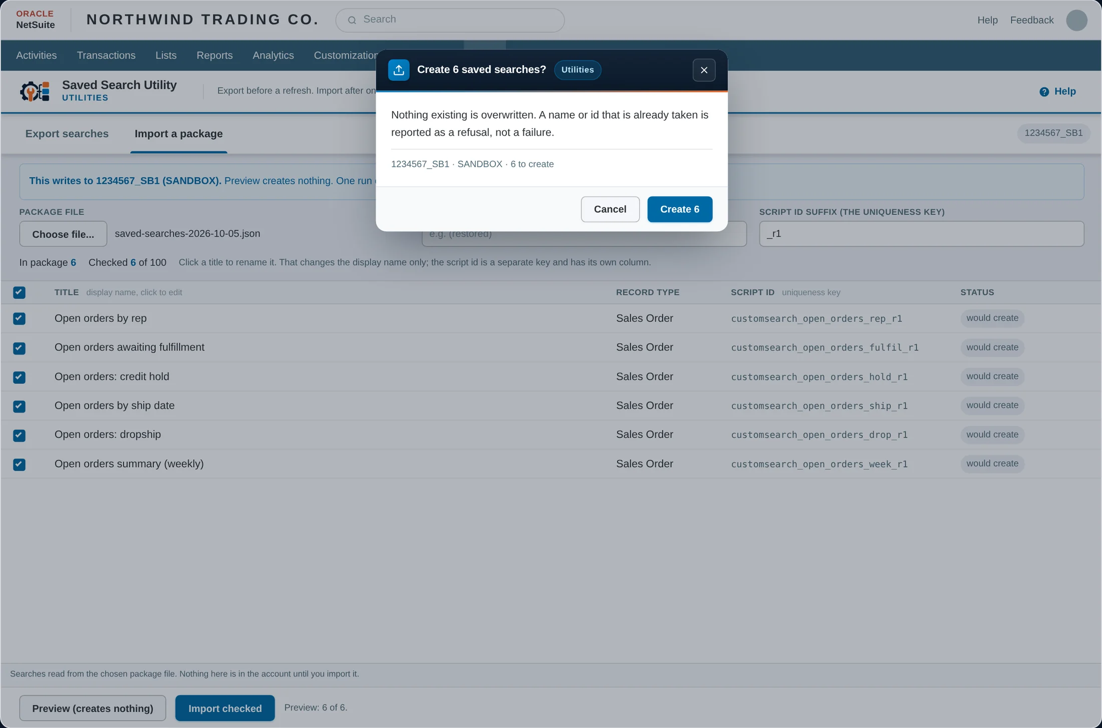 NetSuite utilities: saved search export walkthrough