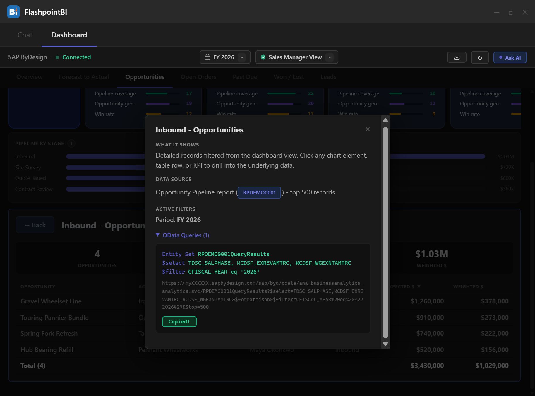 FlashpointBI: Trace the source